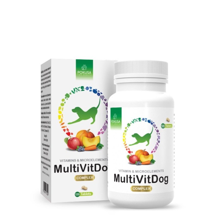 Pokusa Green Line MultiVit Dog 120tab