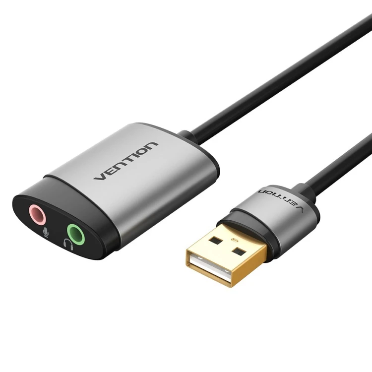 Zewnętrzna karta dźwiękowa USB Vention 0,15m