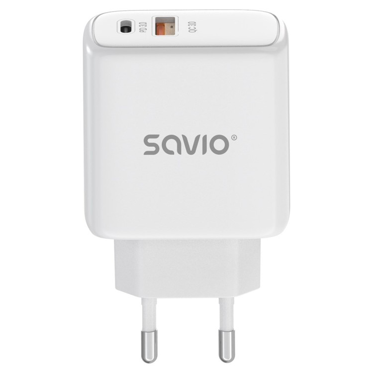 SAVIO ŁADOWARKA SIECIOWA 20W QUICK CHARGE POWER DELIVERY 3.0 LA-12