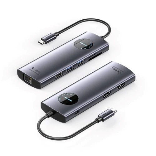 Stacja dokująca Vention 9 w 1 MST USB-C 4K 100W PD 5Gbps