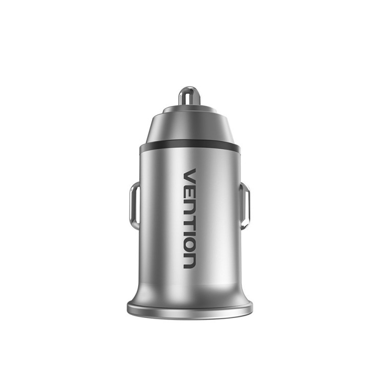 Ładowarka samochodowa Vention USB-A USB-C 30W PD
