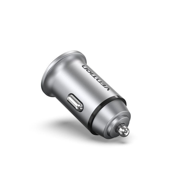 Ładowarka samochodowa Vention USB-A USB-C 30W PD