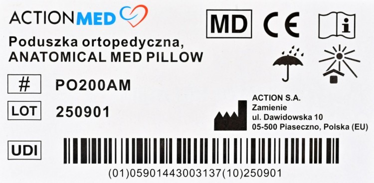 Poduszka ortopedyczna, ANATOMICAL MED PILLOW