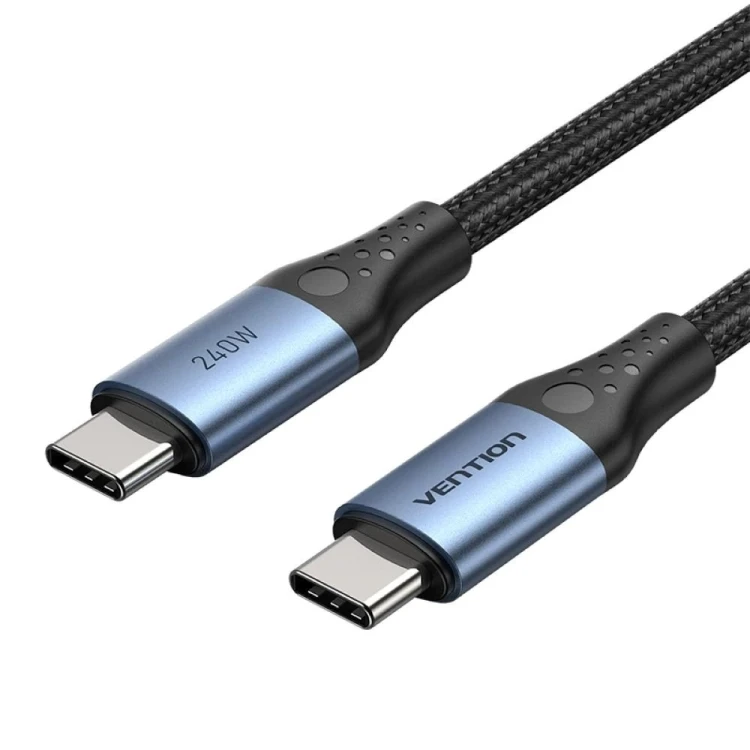 Kabel USB-C do USB-C Vention USB 2.0 5A 240W 1m czarny