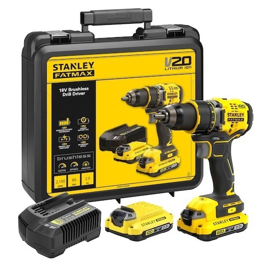 Wiertarko-wkrętarka 18V SFMCD720D2K STANLEY