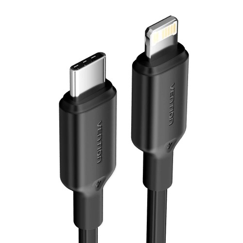 Kabel USB-C do Lightning 3A 480Mbps 1m czarny