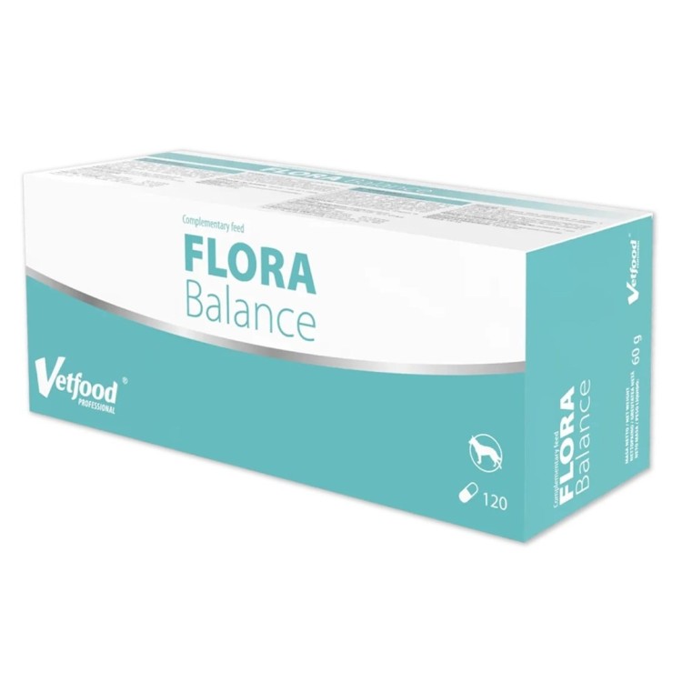 VetFood Flora Balance odnowa flory jelitowej przy antybiotyku 120 kapsułek