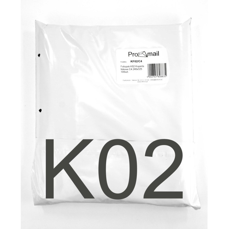 BSTech Foliopak koperta foliowa mocna FB02/C4 240x325 karton 2200 sztuk