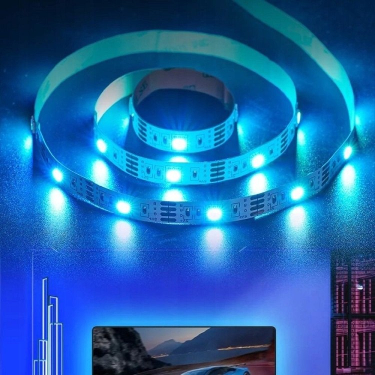 Taśma świetlna Vention RGB FPC LED z pilotem IR zasilanie USB 5V  2m