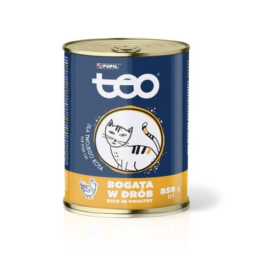 TEO bogata w drób Karma sucha dla psa 850g