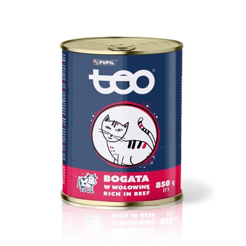 TEO bogata w wołowinę Karma sucha dla psa 850g