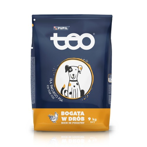 TEO bogata w drób Karma sucha dla psa 9kg