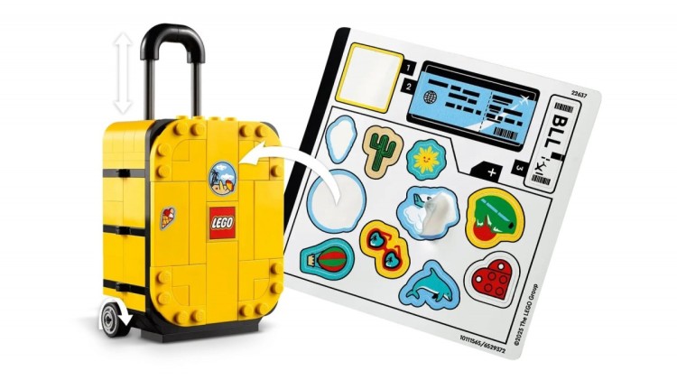 LEGO 40817 Żółta walizka podróżna