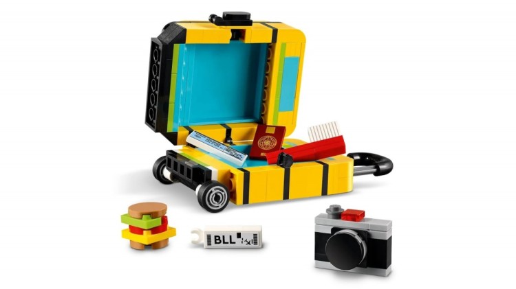 LEGO 40817 Żółta walizka podróżna