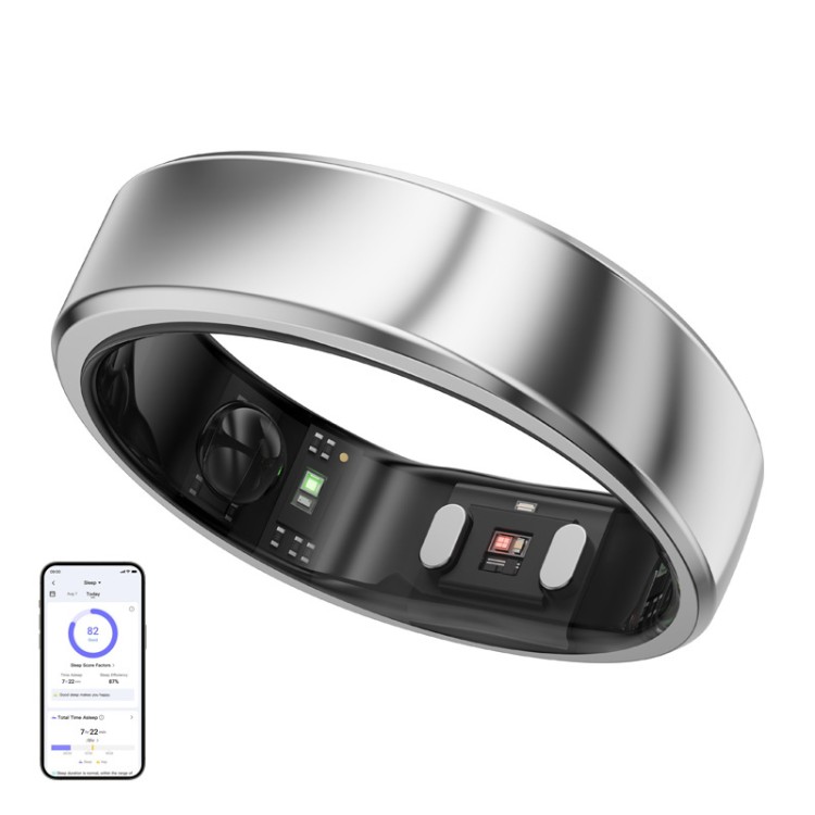 Smartring RingConn Air Gen 2 r. 9 (srebrny galaxy)