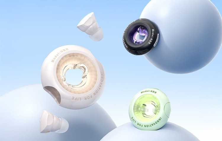 Słuchawki bezprzewodowe Vention Donut-Shaped BT 5.3 IPX4 różowe