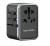Uniwersalny adapter podróżny z ładowarką Vention 65W GaN 2x USB-A 2x USB-C czarny
