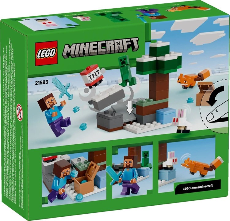 LEGO Minecraft 21583 Przygoda Steve’a w tajdze