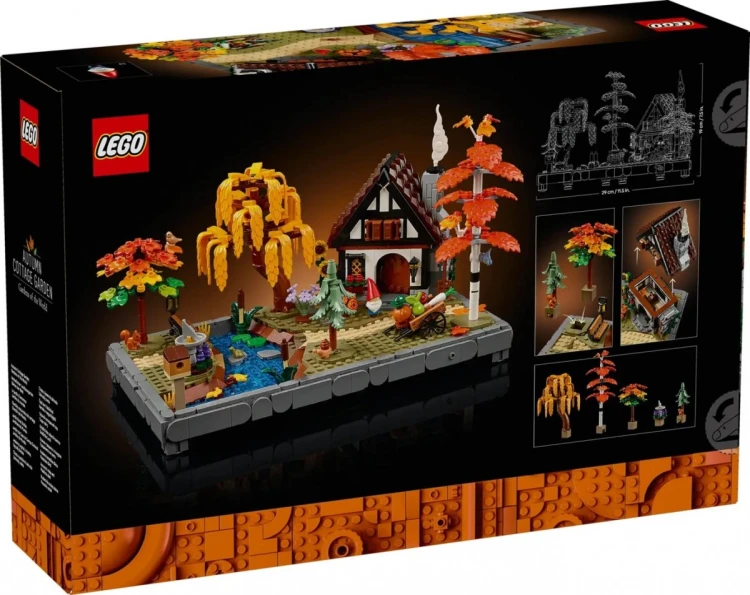 LEGO Icons 11372 Jesienny ogród z chatką