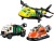 LEGO City 60505 Samolot, wóz serwisowy i poduszkowiec