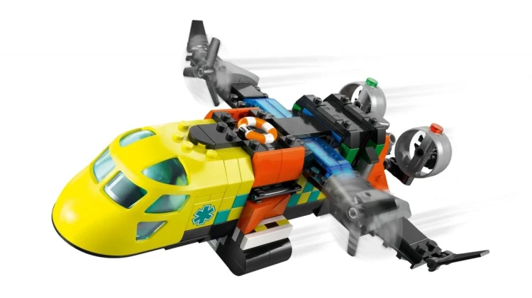 LEGO City 60505 Samolot, wóz serwisowy i poduszkowiec