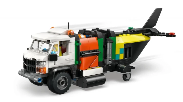 LEGO City 60505 Samolot, wóz serwisowy i poduszkowiec