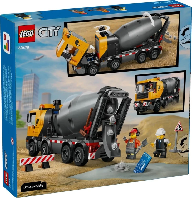 LEGO City 60478 Betoniarka