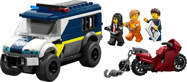 LEGO City 60479 Policyjna furgonetka do transportu więźniów