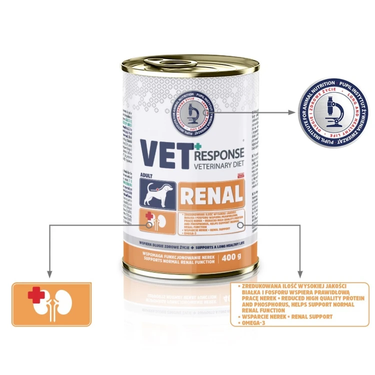 VET RESPONSE RENAL karma dla psa 400 g