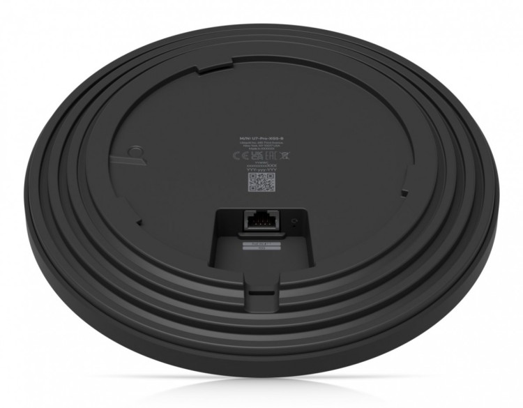 Access Point Wi-Fi 7 Ubiquiti UniFi U7 PRO XGS B 2.4GHz(2 x 2)/5GHz(4 x 4)/6GHz(2 x 2) PoE++ 1x10G Czarny (U7-PRO-XGS-B-EU)