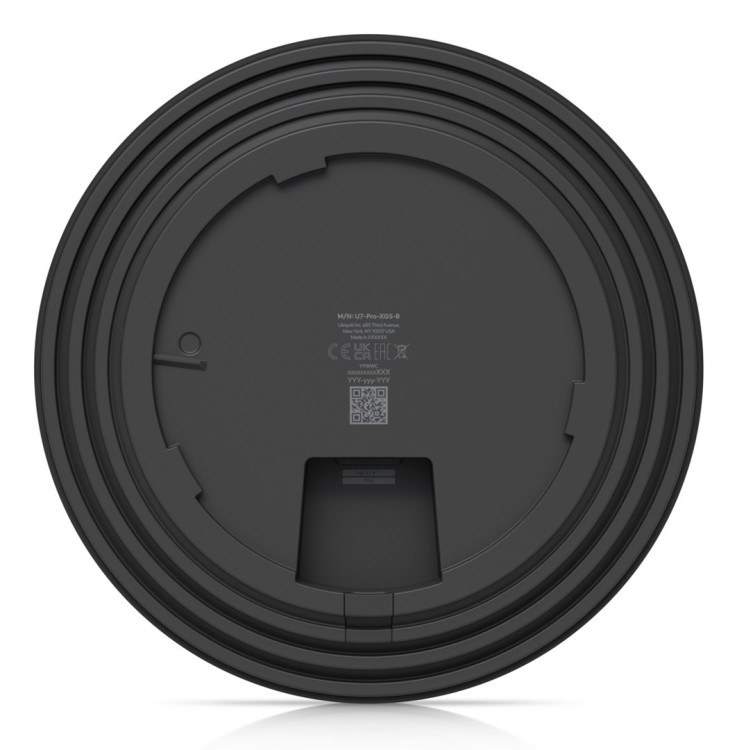 Access Point Wi-Fi 7 Ubiquiti UniFi U7 PRO XGS B 2.4GHz(2 x 2)/5GHz(4 x 4)/6GHz(2 x 2) PoE++ 1x10G Czarny (U7-PRO-XGS-B-EU)