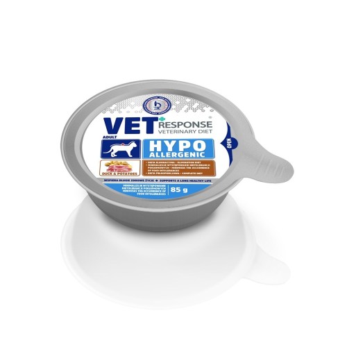 VET RESPONSE Hypoallergenic kaczka dla kota 85g