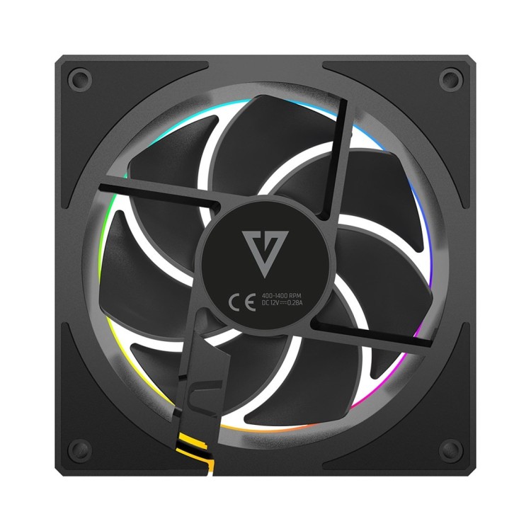 MODECOM VOLCANO LOOP 120 ARGB FAN CZARNY