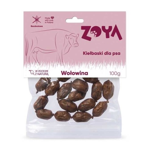 ZOYA Kabanos z wołowiny przysmak dla psów 7szt