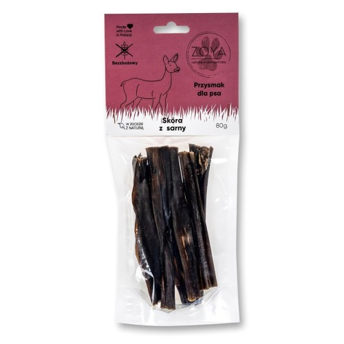 ZOYA skóra z Sarny przysmak dla psa 80g