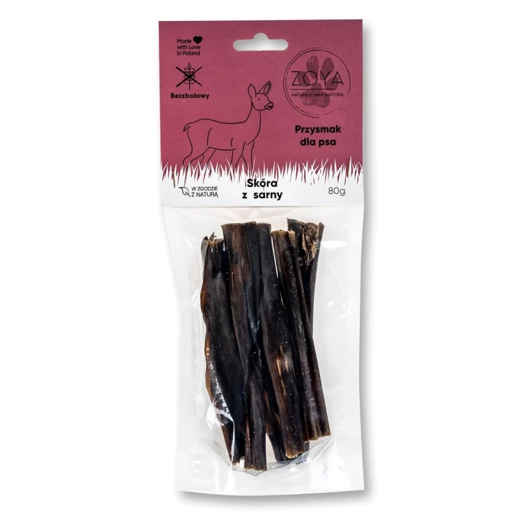 ZOYA skóra z Sarny przysmak dla psa 80g
