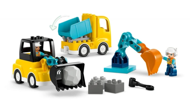 LEGO DUPLO TOWN 3w1 10475 Pojazdy budowlane