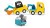 LEGO DUPLO TOWN 3w1 10475 Pojazdy budowlane