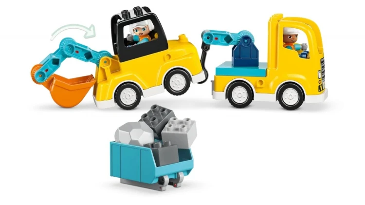 LEGO DUPLO TOWN 3w1 10475 Pojazdy budowlane