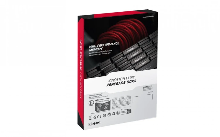KINGSTON DDR4 16GB 4266MT/s CL19 DIMM FURY Renegade Czarny