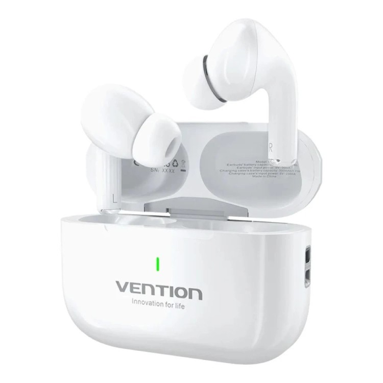 Słuchawki bezprzewodowe ECHO LITE E11 Bluetooth 5.4 HiFi TWS biały