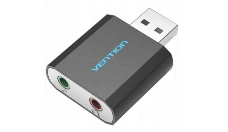 Zewnętrzna karta dźwiękowa USB Vention