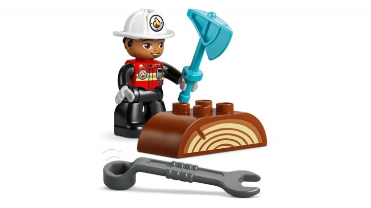 LEGO DUPLO TOWN 10473 Wóz strażacki z wężem i strażakiem