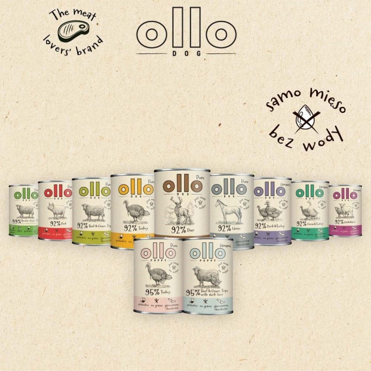 Ollo Umami Gęś i Indyk 850g