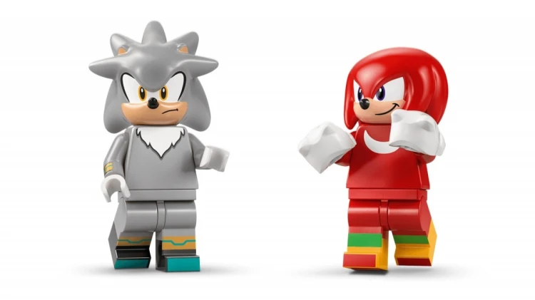 LEGO Sonic 77118 Srebrny samochód vs. monster car Knucklesa