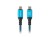 LANBERG KABEL USB-C M/M USB4 0.5M 240W 8K 60HZ CZARNO-NIEBIESKI