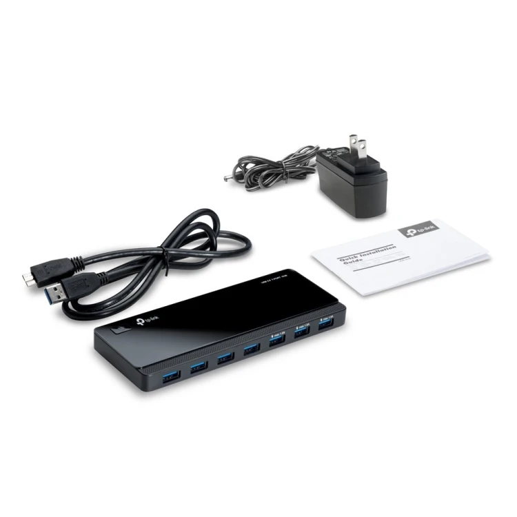 Hub TP-LINK UH700 (7x USB 3.0; kolor czarny)
