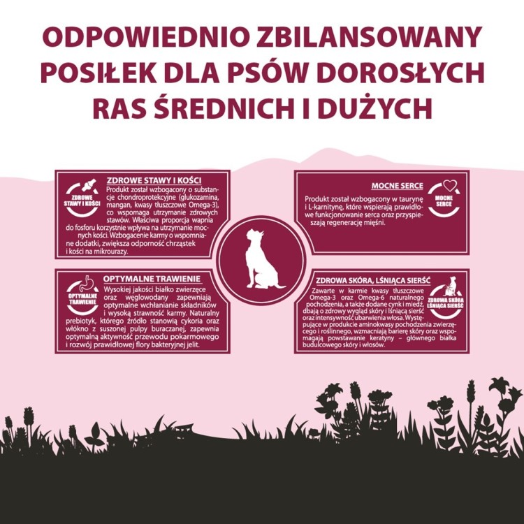 PUPIL PREMIUM M&L bogata w wołowinę  12kg