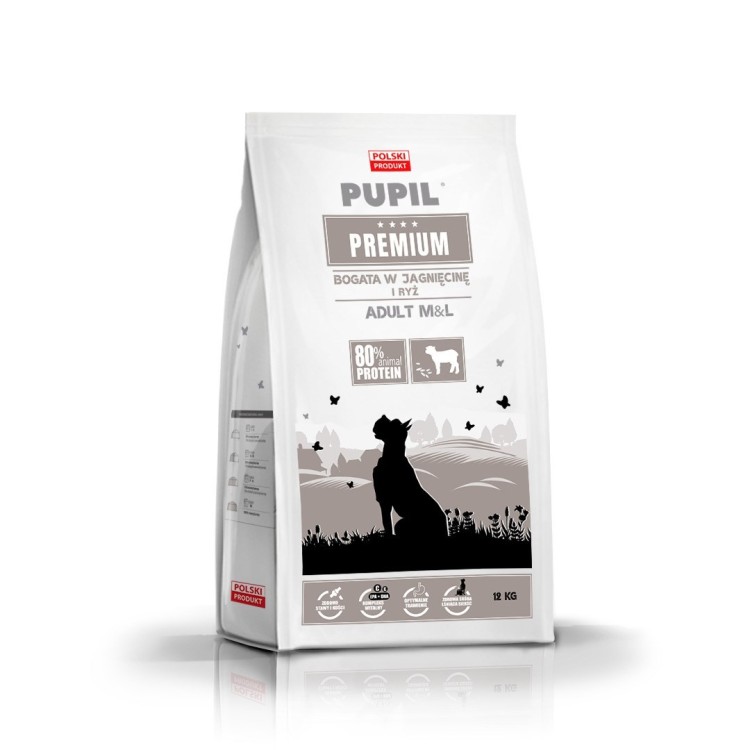 PUPIL PREMIUM M&L bogata w jagnięcinę 12kg