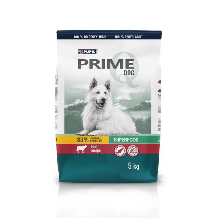 PUPIL Prime bogata w wołowinę z warzywami 5 kg